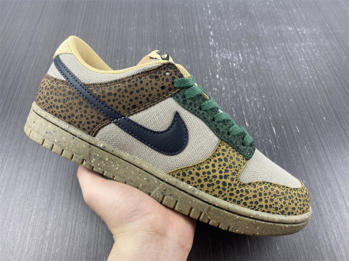 Nike Dunk Low Safari Golden Moss - DX2654-200