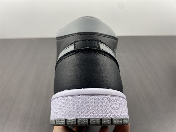 AIR JORDAN 1 MID BLACK GREY BQ6472-007