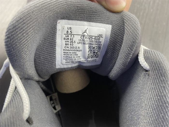 Air Jordan 12 Stealth/White-Cool Grey CT8025-610