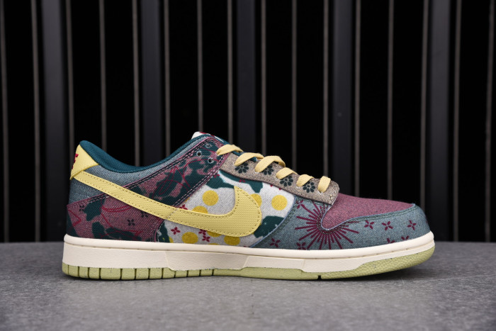 NIKE DUNK LOW LEMON WASH MULTI-COLOR CZ9747-900