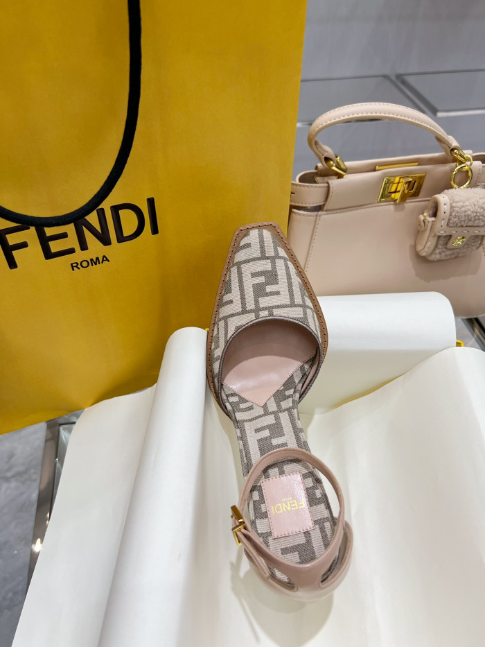 F**di high-heeled sandals