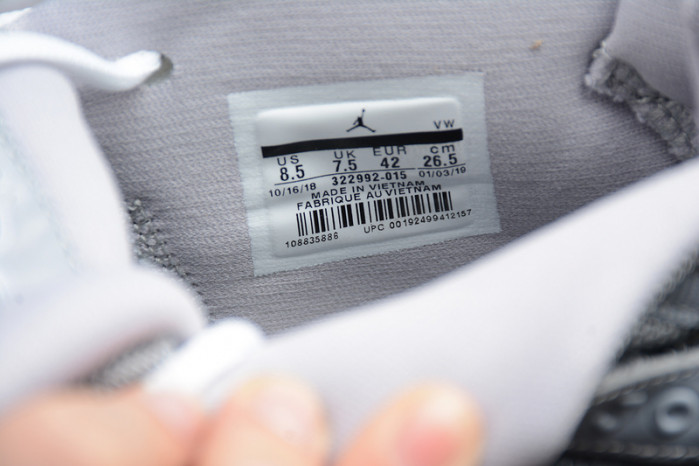 AIR JORDAN 6 RINGS COOL GREY WHITE 322992-015