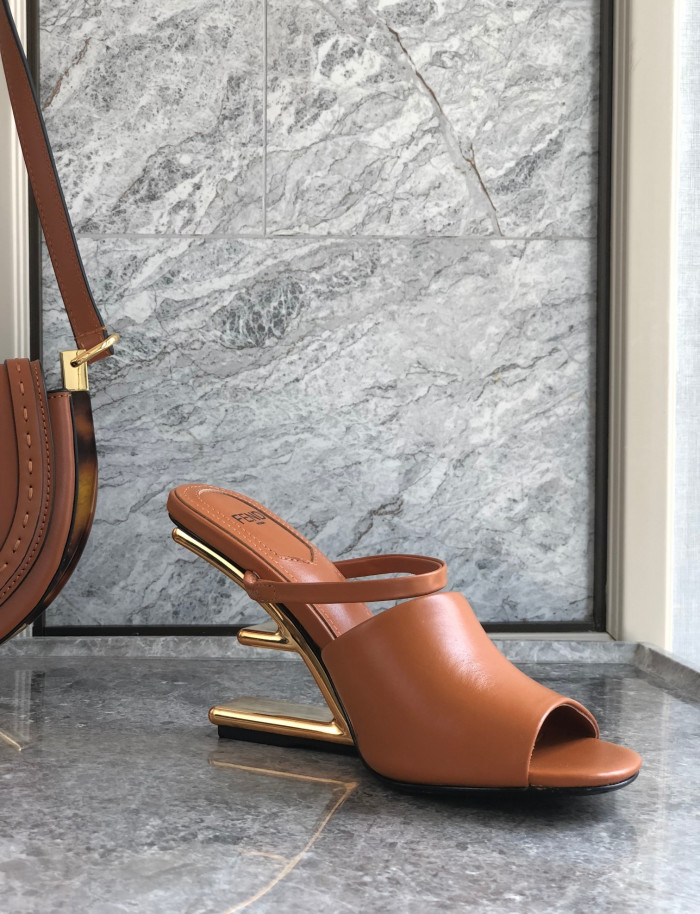 F**di high-heeled sandals