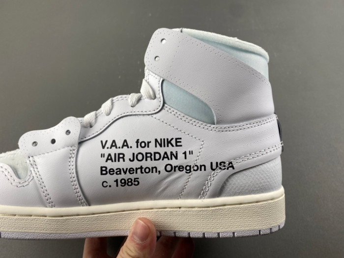 Virgil Abloh Archive Off-White Air Jordan 1 Alaska AA3834-100