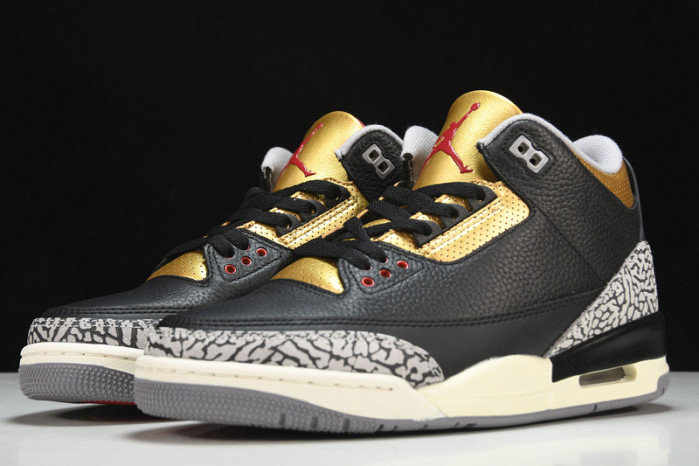 Air Jordan 3 WMNS Black Gold CK9246-067