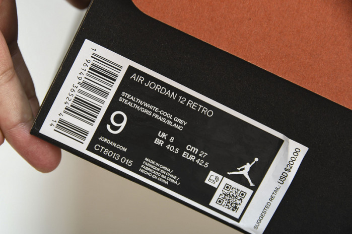 Air Jordan 12 Retro Stealth - CT8013-015