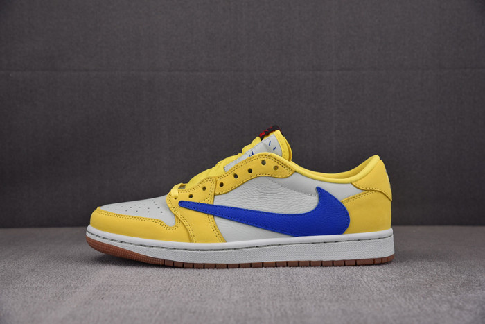 TRAVIS SCOTT AIR JORDAN 1 LOW OG CANARY DZ4137-700