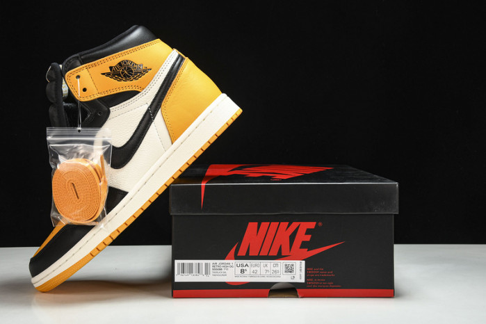 Air Jordan 1 High OG "Yellow Toe" 555088-711