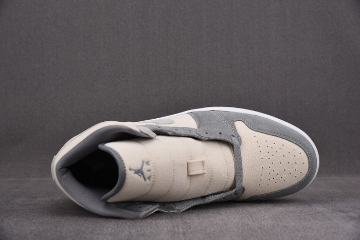 Air Jordan 1 Mid Coconut Milk Particle Grey DN4281-100