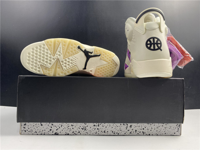 AIR JORDAN 6 RETRO QUAI54 SAIL BLACK CZ4152-101