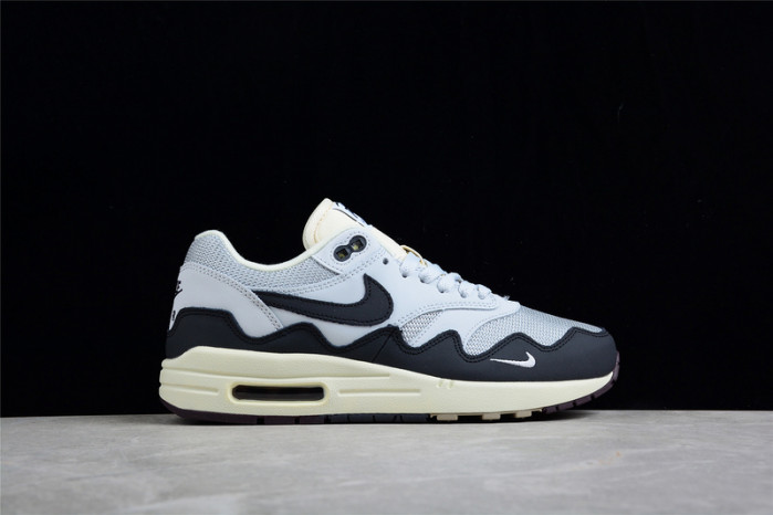 NIKE AIR MAX 1 BLACK/GREY/WHITE NOIR/GRIS/BLANC DH1348 002