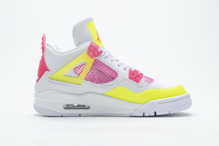 AIR JORDAN 4 GIRLS LEMON VENOM PINK BLAST CV7808-100