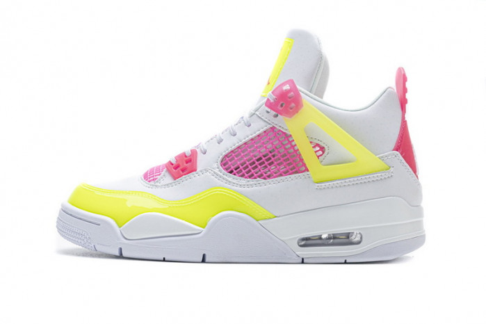 AIR JORDAN 4 GIRLS LEMON VENOM PINK BLAST CV7808-100