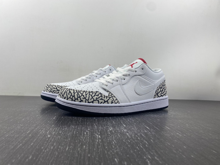 Air Jordan 1 Low Phat White Cement Grey 338145-162