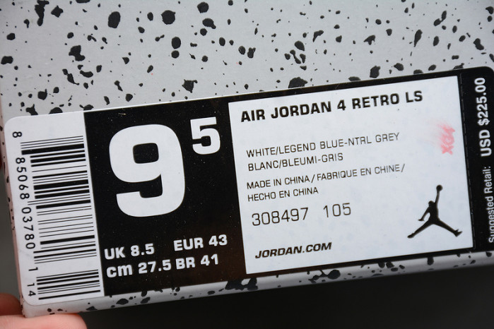 Air Jordan 4 Military Blue 2012 308497-105