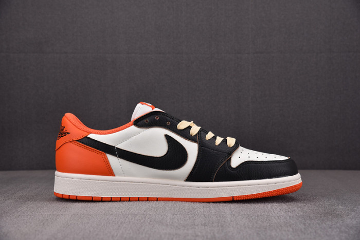 TRAVIS SCOTT X AIR JORDAN 1 LOW SAIL/WHITE/ROYAL ORANGE DM7866 - 9 82