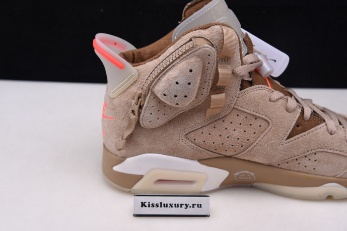 JORDAN 6 RETRO TRAVIS SCOTT BRITISH KHAKI - DH0690-200