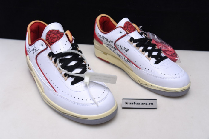 Air Jordan 2 Low White Red DJ4375-106