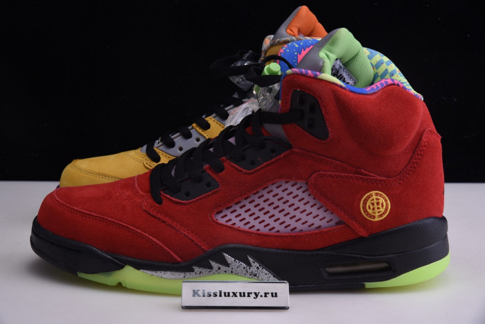AIR JORDAN 5 SOLAR ORANGE WHAT THE CZ5725-700