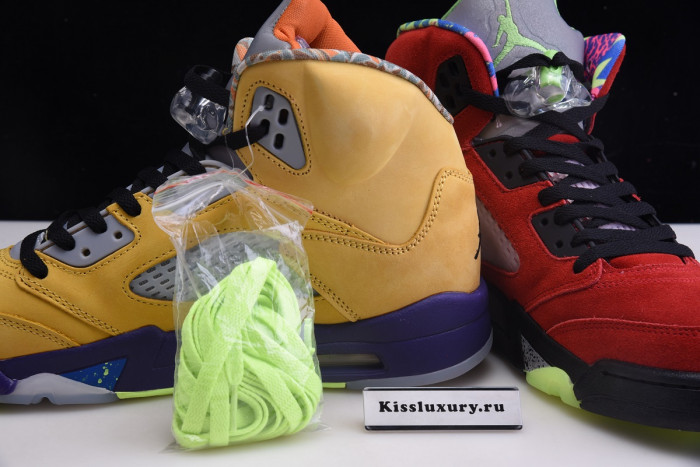 AIR JORDAN 5 SOLAR ORANGE WHAT THE CZ5725-700