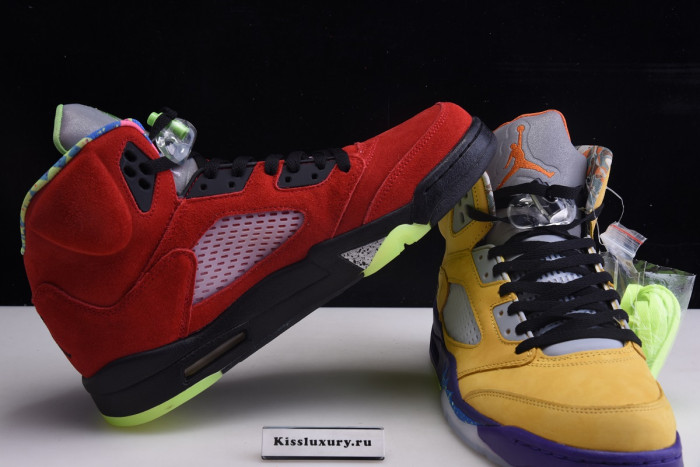 AIR JORDAN 5 SOLAR ORANGE WHAT THE CZ5725-700