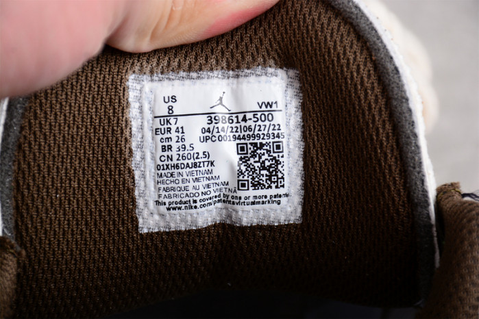 Air Jordan 3 Retro SE White Dark Brown Green 398614-500