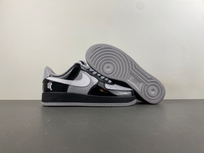 Nike Air Force 1 Low Syna Central Cee Black White Smoke Grey IO9974-010