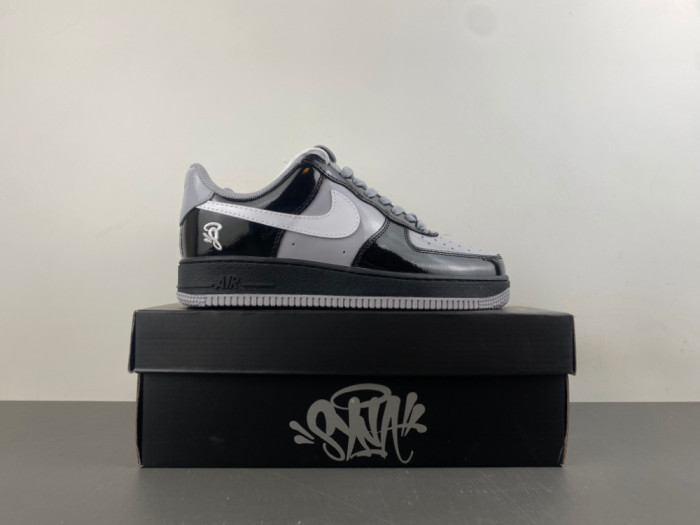 Nike Air Force 1 Low Syna Central Cee Black White Smoke Grey IO9974-010