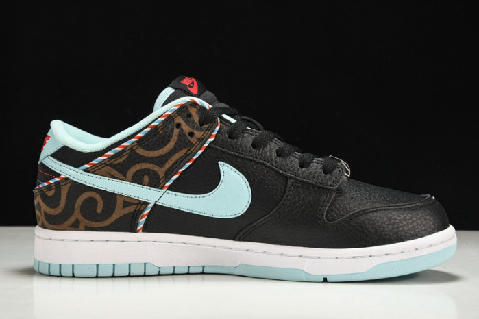Nike Dunk Low SE Barber Shop Black - DH7614-001