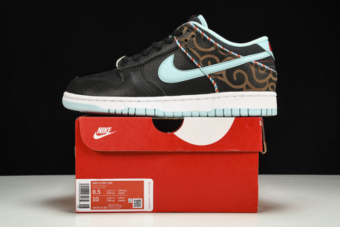 Nike Dunk Low SE Barber Shop Black - DH7614-001