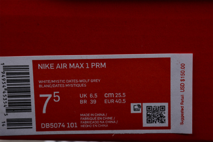 Nike Air Max 1 Mystic Dates - DB5074-101