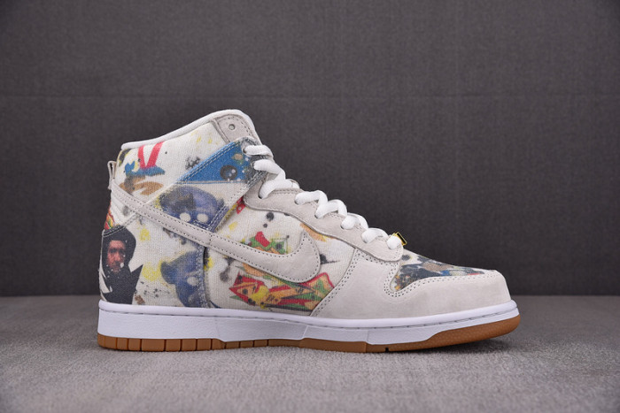 Svp*me x Nike SB Dunk High Rammellzee FD8779-100