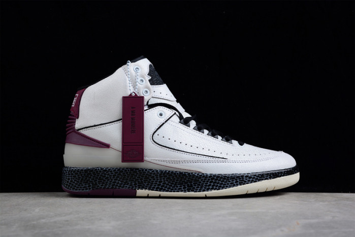 Nike Air Jordan 2 Mid SP Grey Burgundy DJ4375-160