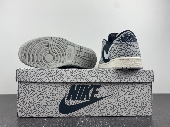Air Jordan 1 Retro Low OG Black Cement - CZ0790-001