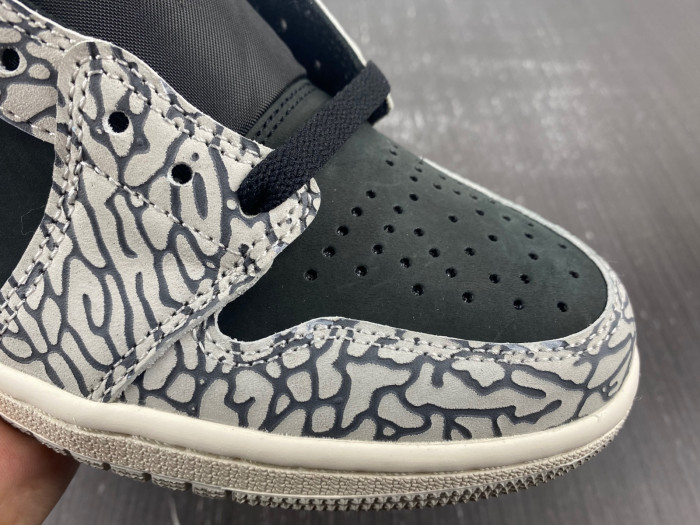 Air Jordan 1 Retro Low OG Black Cement - CZ0790-001