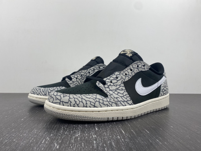 Air Jordan 1 Retro Low OG Black Cement - CZ0790-001