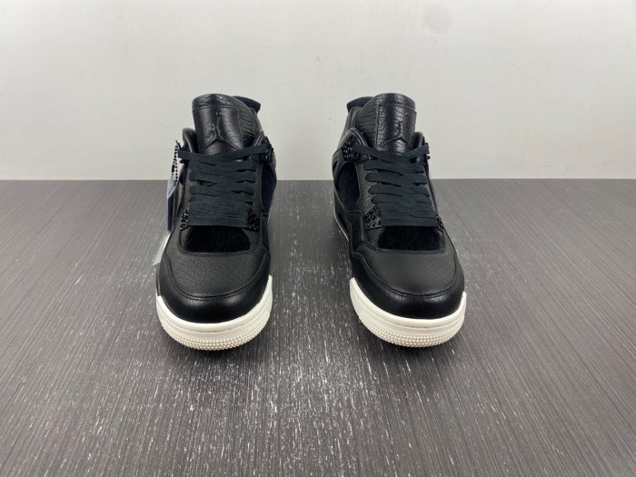 AIR JORDAN 4 RETRO PONY HAIR BLACK 819139-010