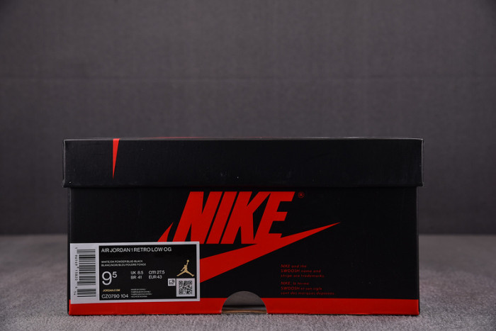 Air Jordan 1 Low OG UNC Dark Powder Blue CZ0790-104