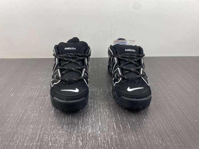 AMBUSH x Nike Air More Uptempo Low “Black/White”  FB1299-001
