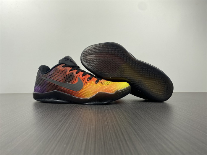 Nike Zoom Kobe 11 EM Sunset Red Black Yellow - AV6339-100