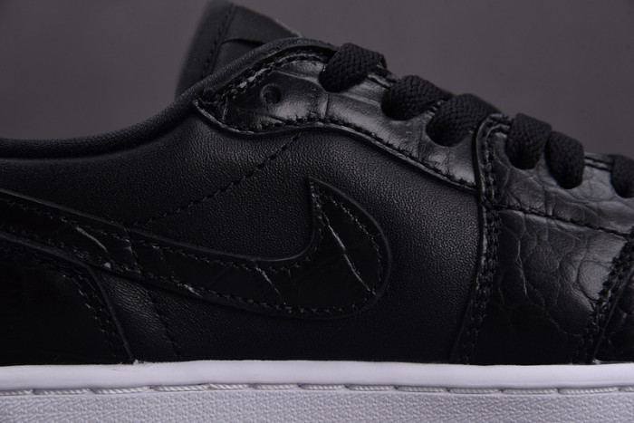Air Jordan 1 Retro Low Golf Black Croc - DD9315-003