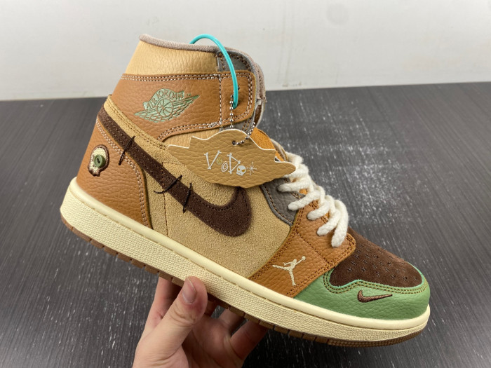 Zion Williamson x AJ 1 Retro High OG ”Voodoo“  DZ7292-100
