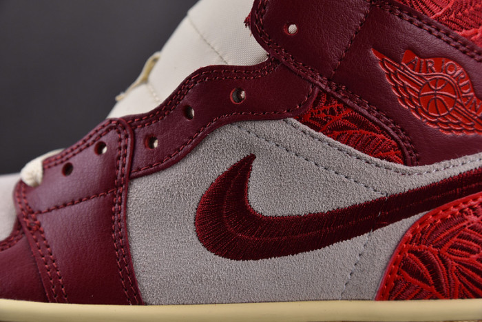 Air Jordan 1 Mid SE Tiki Leaf Team Red DZ2820-601