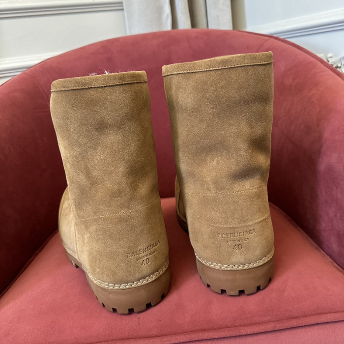 Ba1en*iaga Alaska Faux-Fur Low Boots